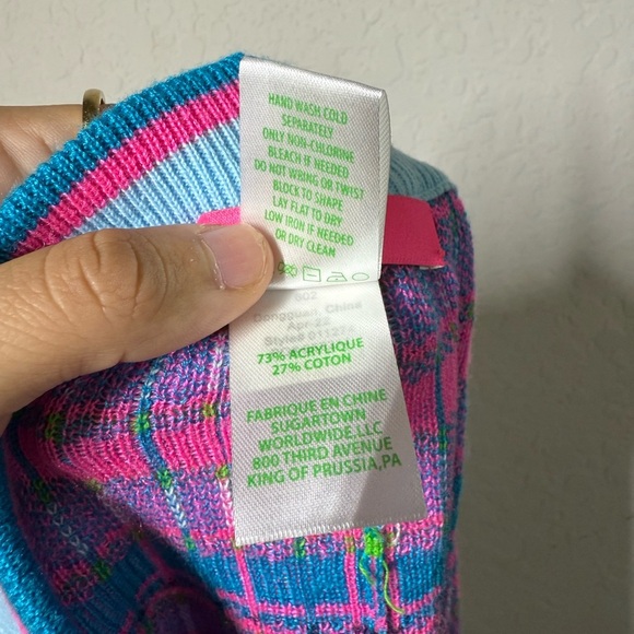 Lilly Pulitzer Avington Sweater Shorts Size Medium - Picture 6 of 7